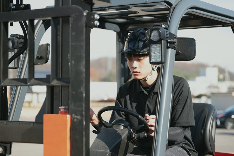 木材加工の様子