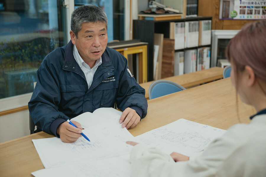 社員の働く様子
